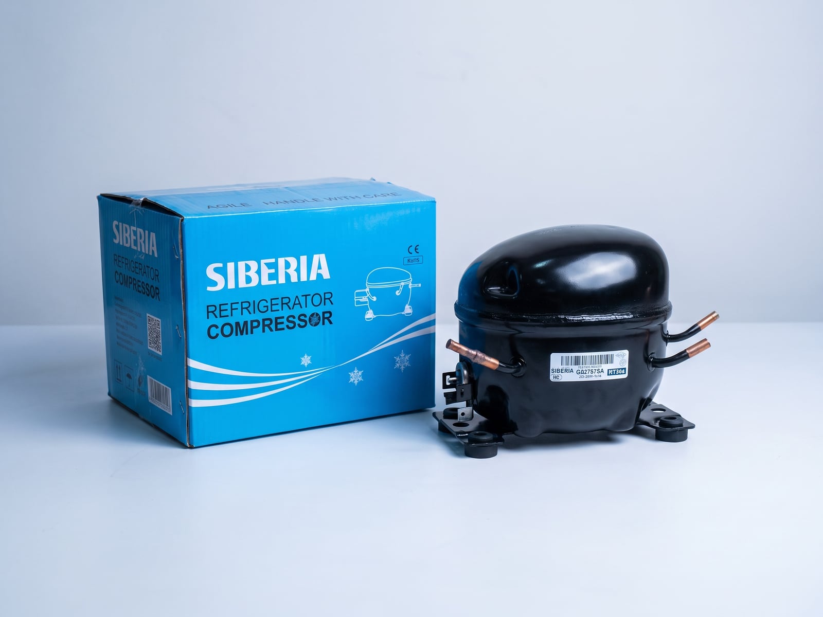Genuine replacement compressor and parts used for servicing