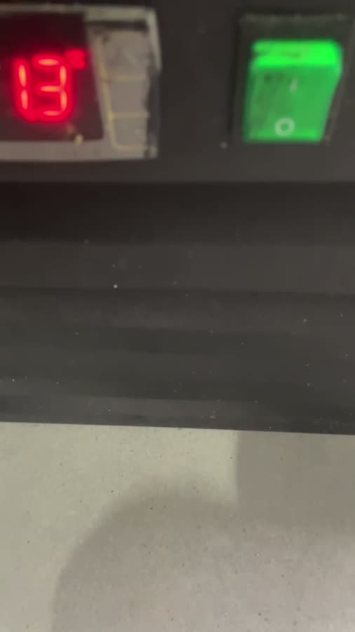 Refrigeration repair footage, on site