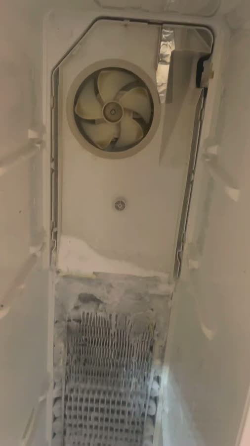 Refrigeration repair footage, on site